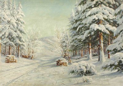 Winter Landscape by Bruno Moras